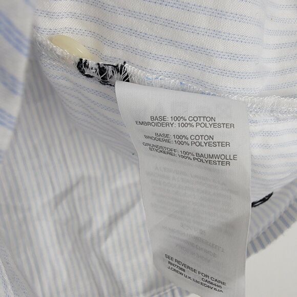 Madewell Button Up Shirt Womens Size S White Short Sleeve Collar Peace Sign - Picture 7 of 10